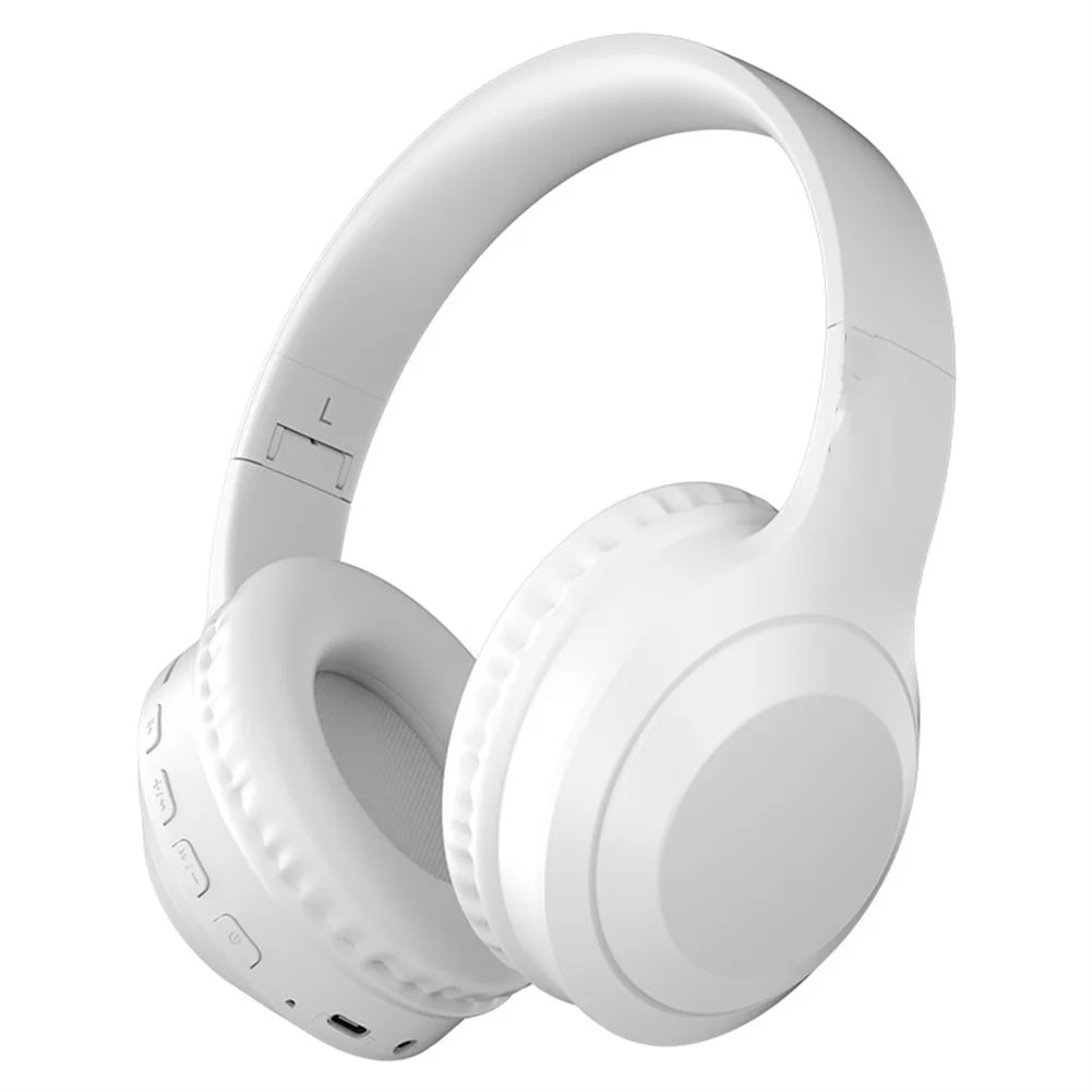 ワイヤレスオーバーイヤーヘッドセットv5.0,折りたたみ式,高忠実度ステレオ,家庭,オフィス,旅行用