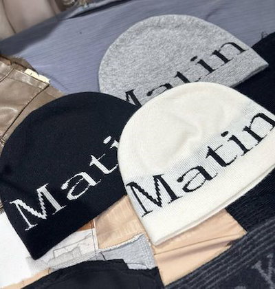 Qoo10 Matin Kim LOGO JACQUARD ロゴ ニット