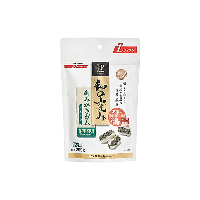 【セット販売】ジェーピースタイル 和の究み 歯みがきガム ミニ 200g2コ 6,234円