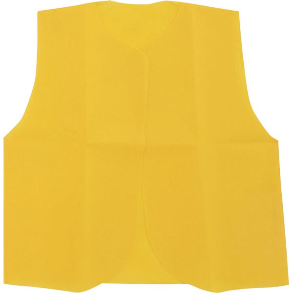 (まとめ)アーテック 衣装ベース (J ベスト) 不織布 イエロー(黄) (×30セット)