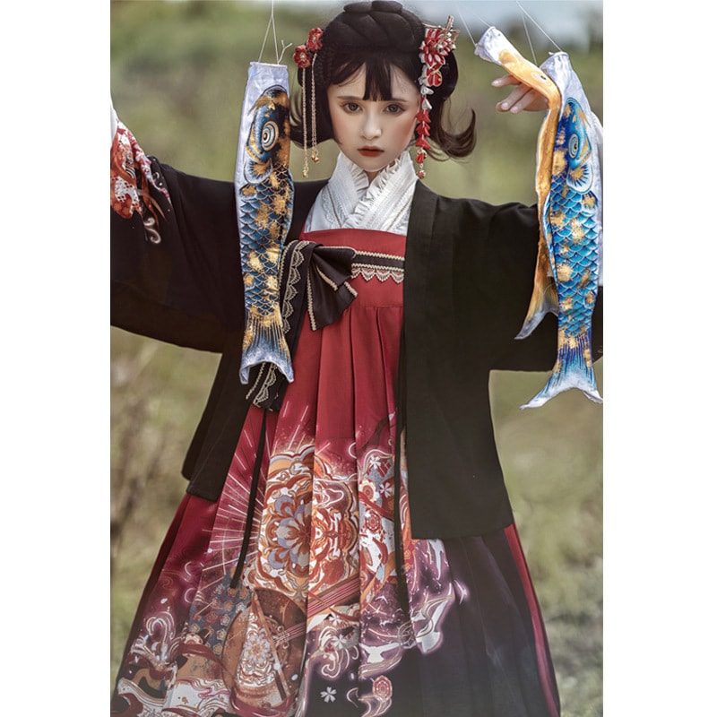 和風スカート ロリータ ワンピース ドレスコスプレ かわいい レトロイベント ハロウィン A188