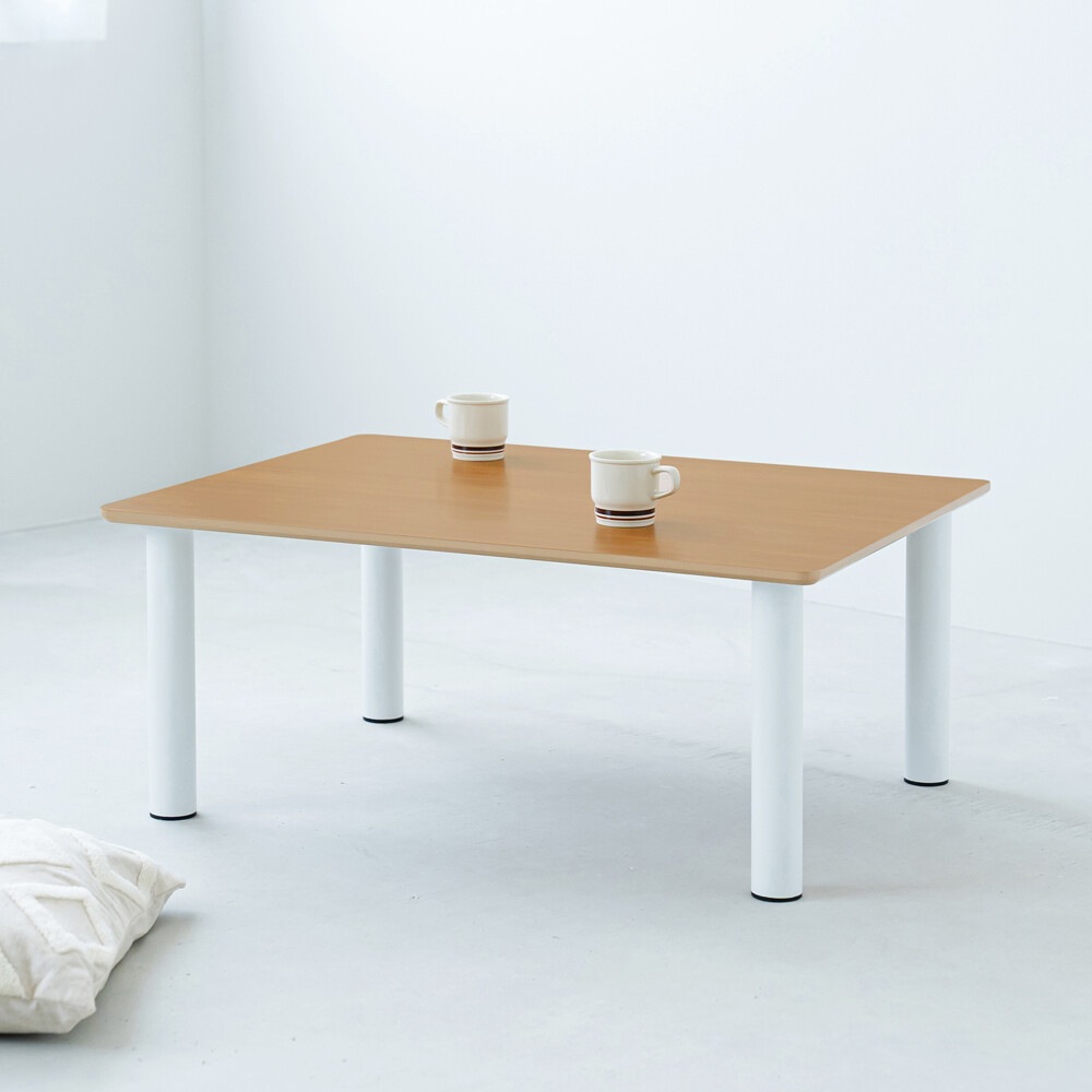ローテーブル おしゃれ ナチュラルモダン レトロ 机 木目 ラック 棚 シンプル コンパクト デスク 80cm