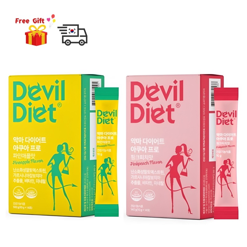 [悪魔ダイエット] アクアプロパイナップル味ガルシニア14p / [悪魔ダイエット] アクアプロピンクピーチ味ガルシニア14p