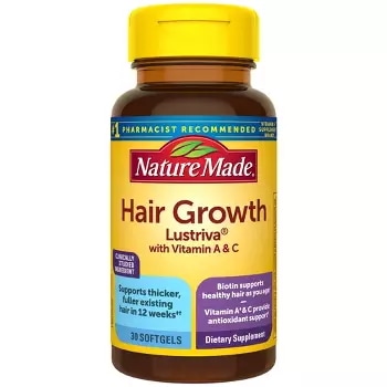 ネイチャーメイド Hair Growth Complex with Lustriva Softgels