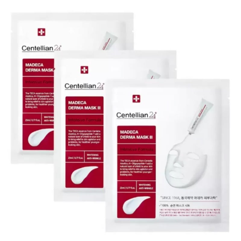 マデカコットンダーママスク 10枚x3パック TECA配合 コットンマスク しっとり感 明るい肌 3重リフティング効果 インテンシブ ブライトニング