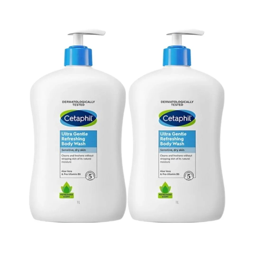 セタフィルウルトラジェントルリフレッシュボディウォッシュ 1L 2個