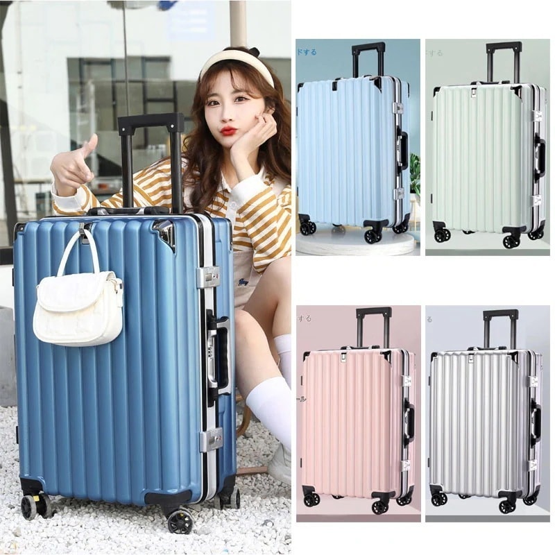 機内持ち込み キャリーバッグ 360回転キャスター 多色 軽量 大容量修学旅行 キャリーケース アルミフレーム キャリーバック 韓国 スーツケース
