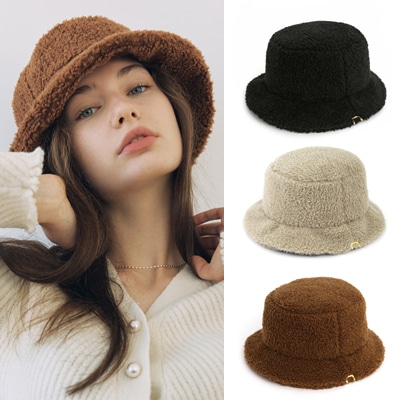 UNDERCONTROL正規品/BLOCK BUCKET/POODLE/3COLOR/韓国帽子