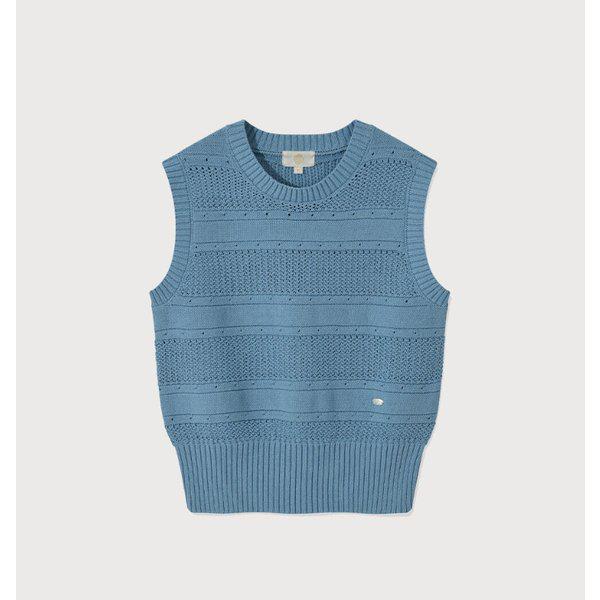 女性スカシニットベスト B1 CO2502KT84 SB