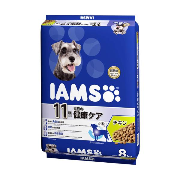 アイムス 11歳以上用 毎日の健康ケア チキン 小粒 8kg ドッグフード IAMS