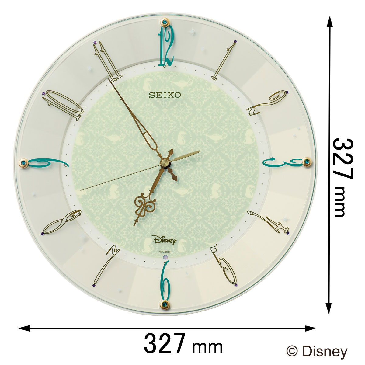 セイコー 電波掛け時計【アラジン】 FS-512-C