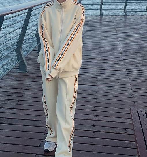 上下セット 二点セット レディース ジャージ 部屋着 トレーニングウェア フルレングス 長袖