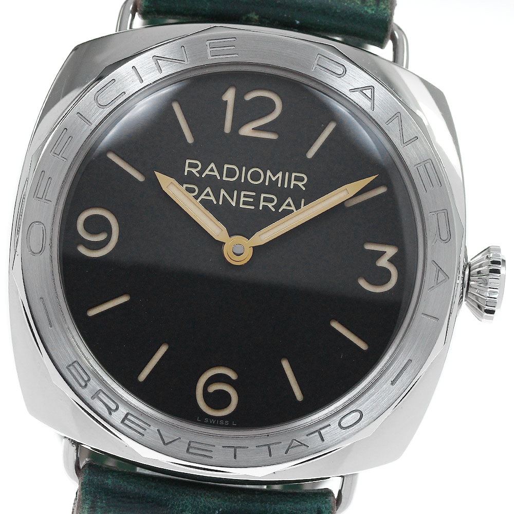 パネライ PANERAI PAM00685 ラジオミール 3Days アッチャイオ 手巻き メンズ _816486【中古】