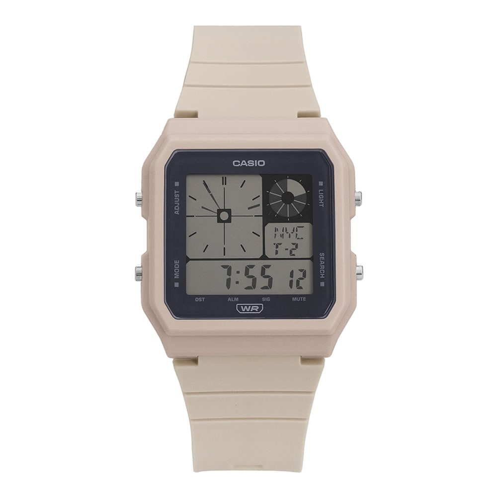カシオ LF-20W-8ADF (LF-20W-8A) デジタルスクエアビンテージレトロパブリック PU ウォッチ