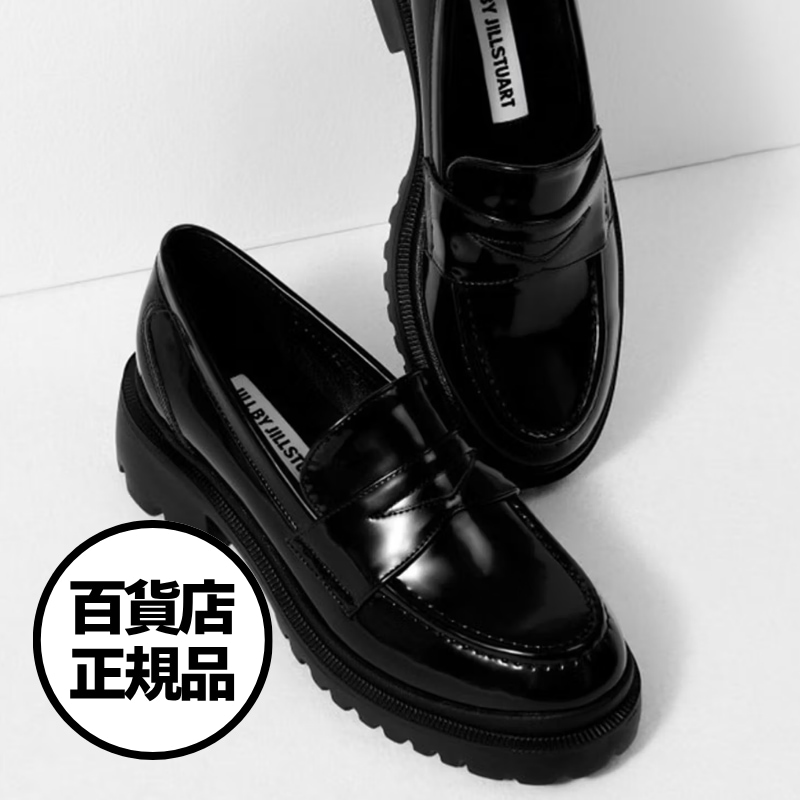 【JILLSTUART】プラットフォーム ローファー Platform Loafer ジルスチュアート 厚底 ローファー SYNTHETIC LEATHER(PU) 韓国百貨店正規品