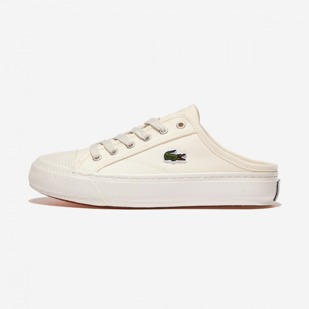 ラコステバックコートミュール 7-47CMA0007-オフホワイト/オフホワイト