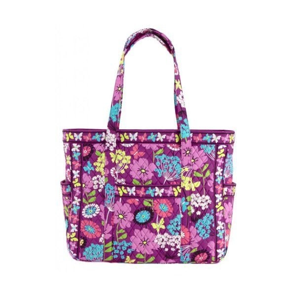 Vera Bradley Get Carried Away Tote (Flutterby) 並行輸入品