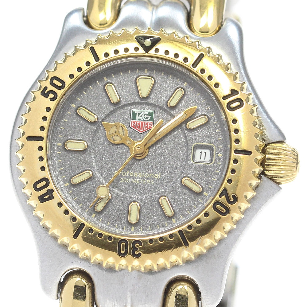 タグホイヤー TAG HEUER WG1320-2 セル デイト クォーツ レディース _861639【中古】