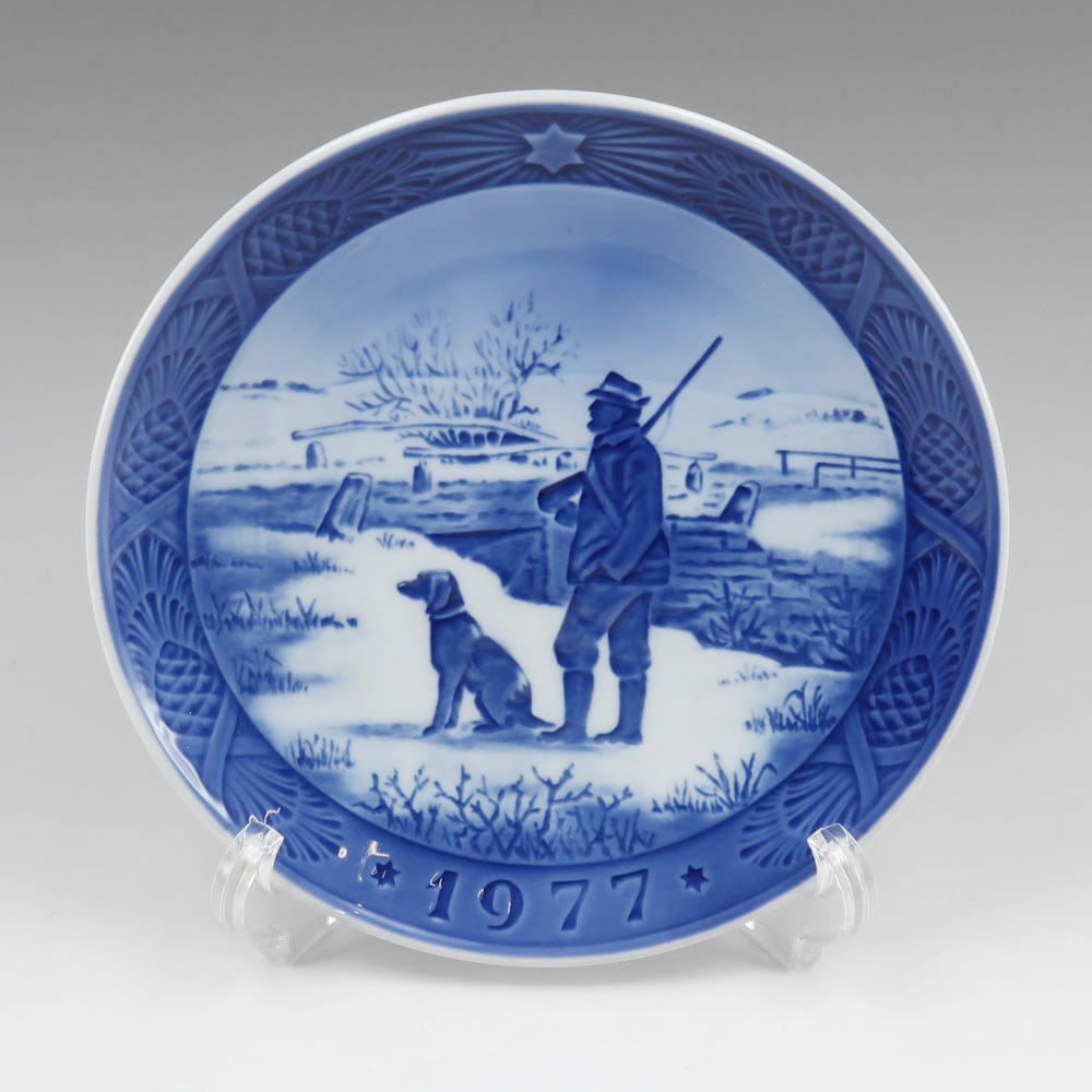 1977年イヤープレート 置物 オブジェ _ 中古品 A+ランク