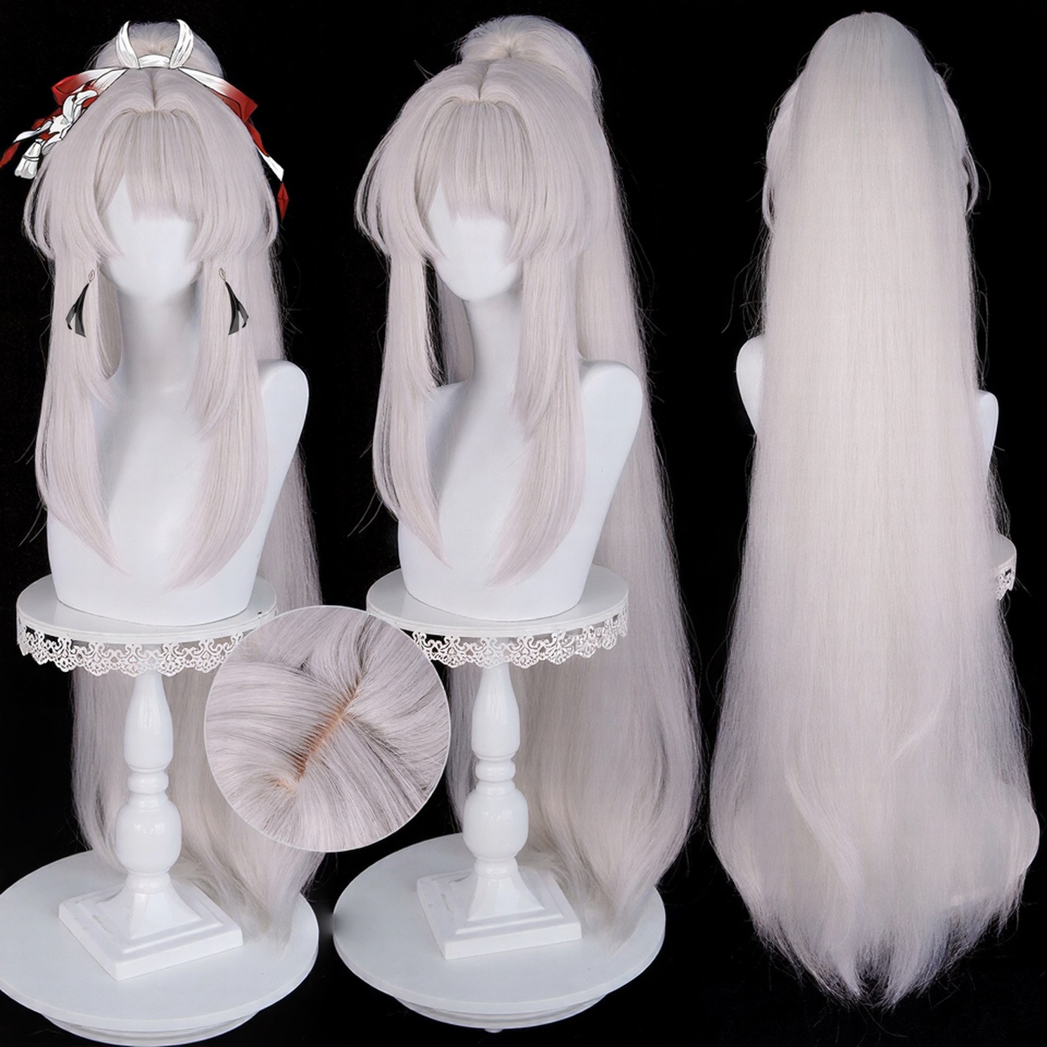Qoo10] 鳴潮 緋雪 風 コスプレウィッグ かつら : ホビー・コスプレ