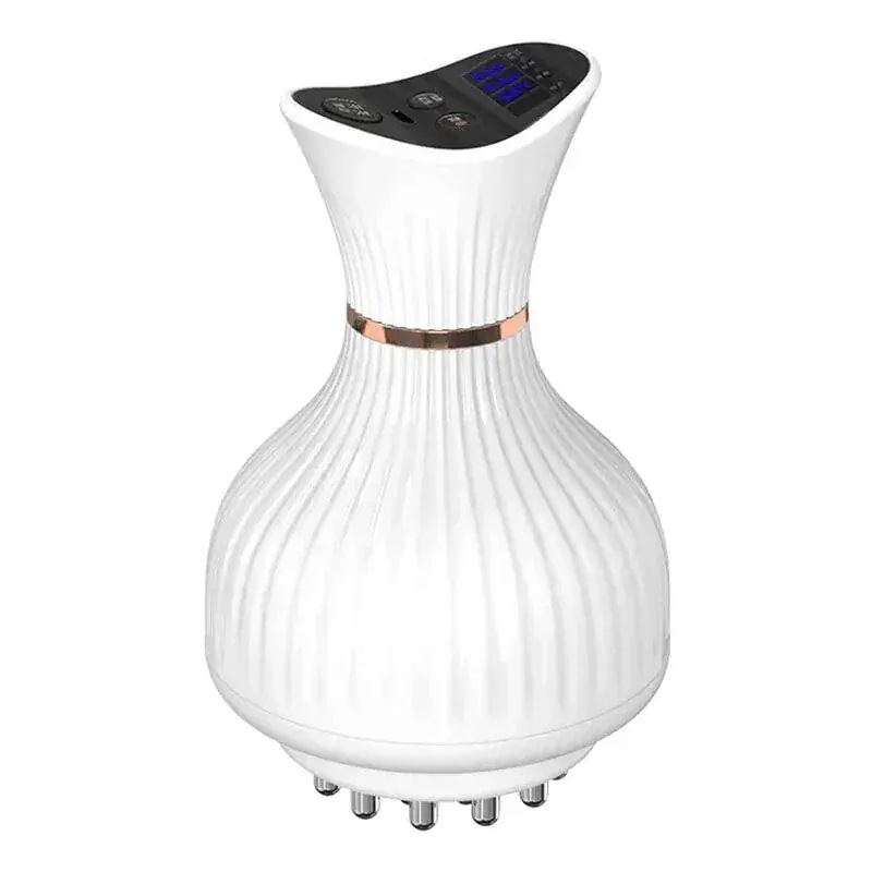電動経絡ブラシ掻き取り器具温湿布経絡浚渫器具全身万能裏五要素経絡ブラシ腹部コーム経絡ほぐしマッサージャーエステサロン専用器具美と体のフラッグシップモデル段階調整スマート電動子午線ブラシ首と腰の背