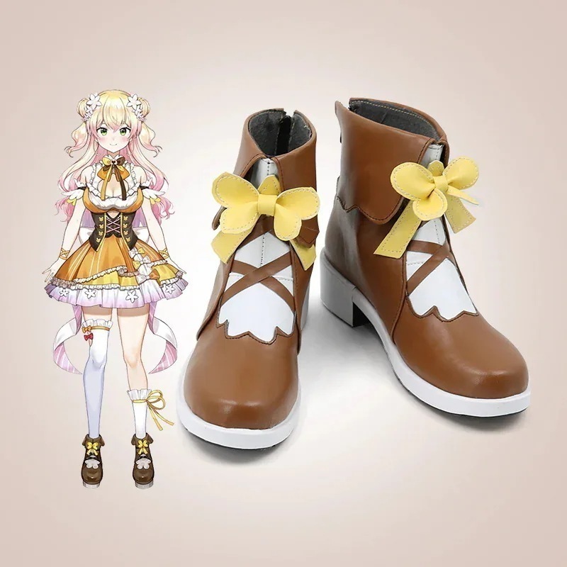 バーチャル　ホロライブ　桃鈴ねね　YouTuber　Vtuber　コスプレ　靴　ブーツ