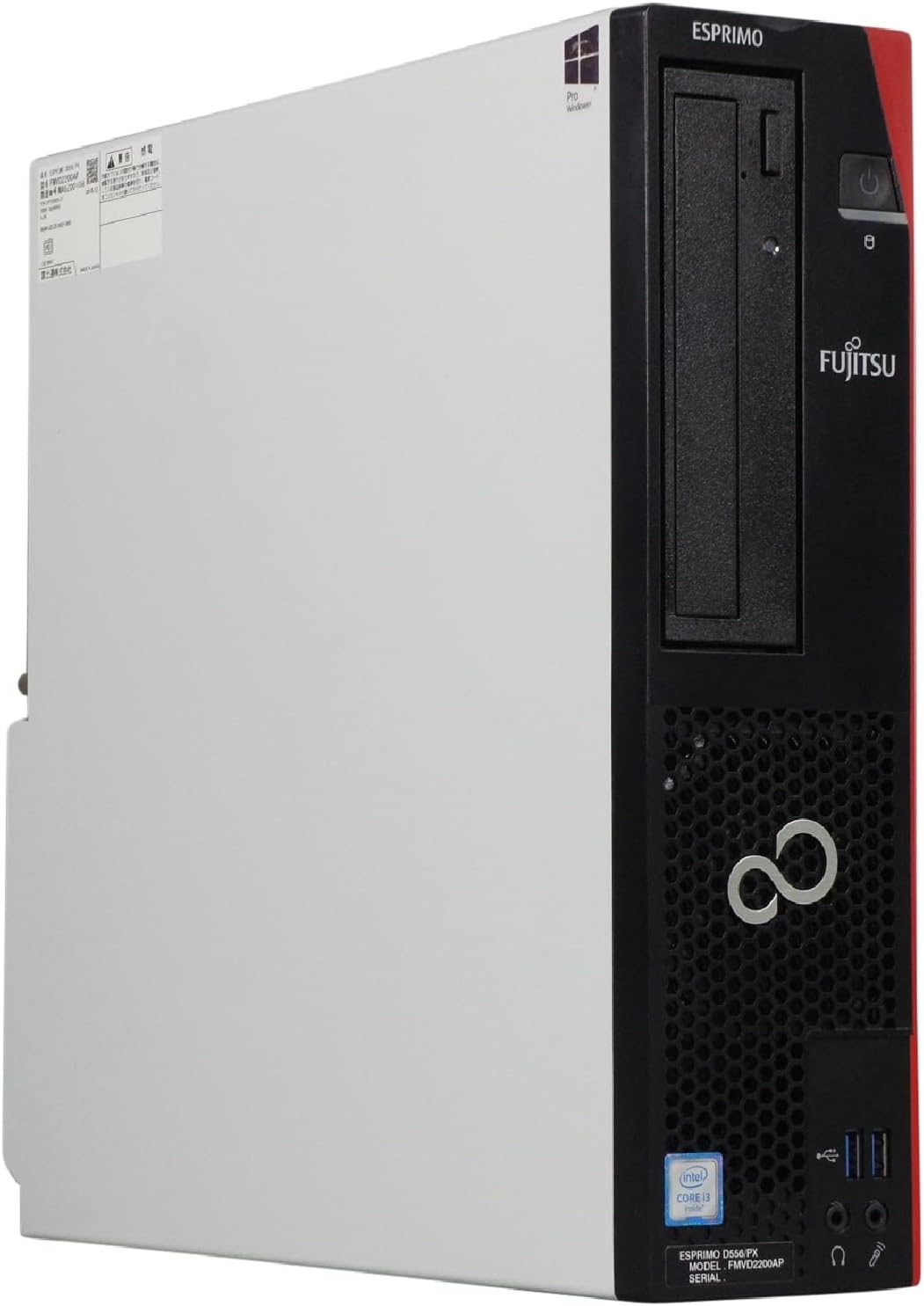 パソコン ESPRIMO D556/PPX Windows10 デスクトップ Core i3 6100 3.7GHz MEM:8GB SSD:256GB DVDマルチ 無線LAN:なし Win10P