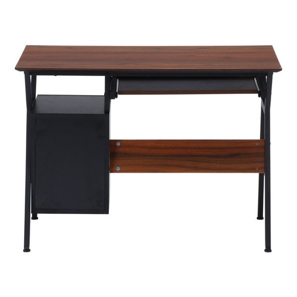 不二貿易 18574 デスク クレバー ブラウン メーカー直送