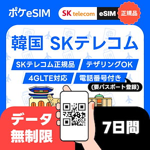 SKテレコム  データクーポン ジョングク Qoo10] SK テレコム 【メールで発行！】韓国 eSIM データ
