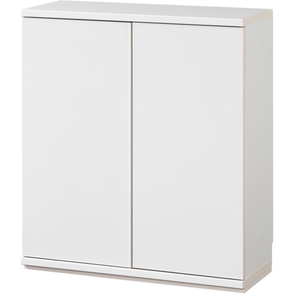 白井産業 PTS-8575D WH カウンター下ラックピタシエ 開き戸タイプ幅75cm ホワイト メーカー直送