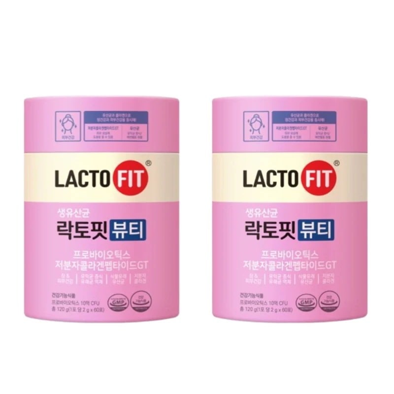 LACTO FIT 生乳酸菌 ビューティー(60本入, 2個)プロバイオティクスダイエット
