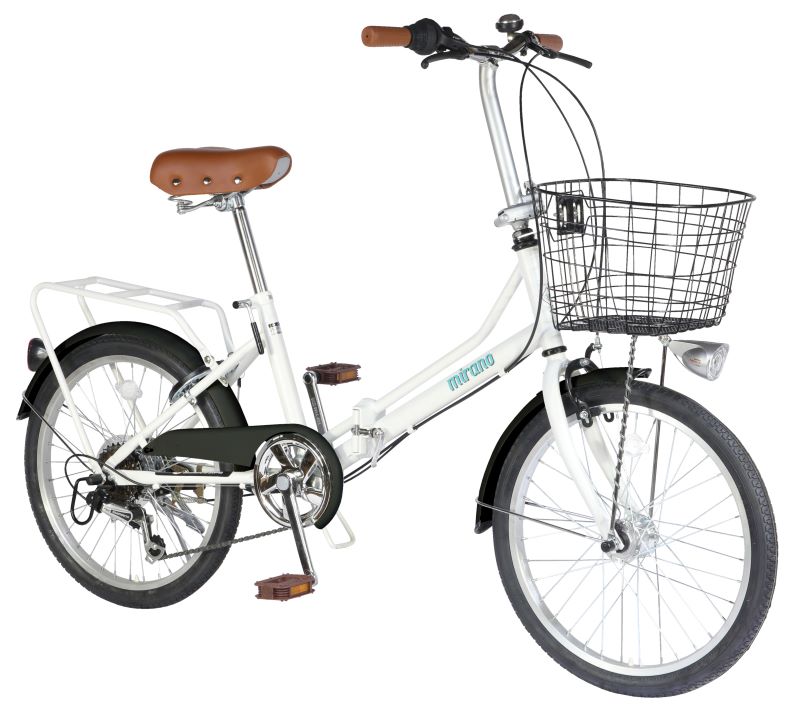 20型 オールインワン 折り畳み自転車 パンクしない空気入れ不要のノンパンクシステム搭載 お買物や通勤通学から防災用としてもオールマイティー使える折り畳み自転車 簡易組立品