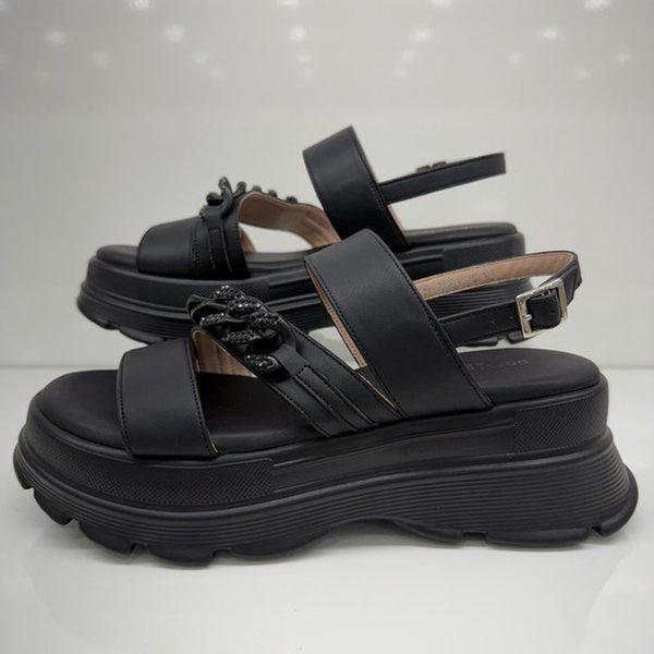 エスクァイア 女性 夏 サンダル 新商品 6cm 厚底 PFFMSD668_KJ