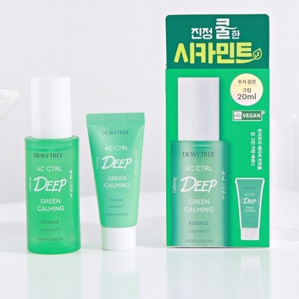 ACコントロール ディープグリーン カーミングエッセンス企画(40ml+クリーム20ml)