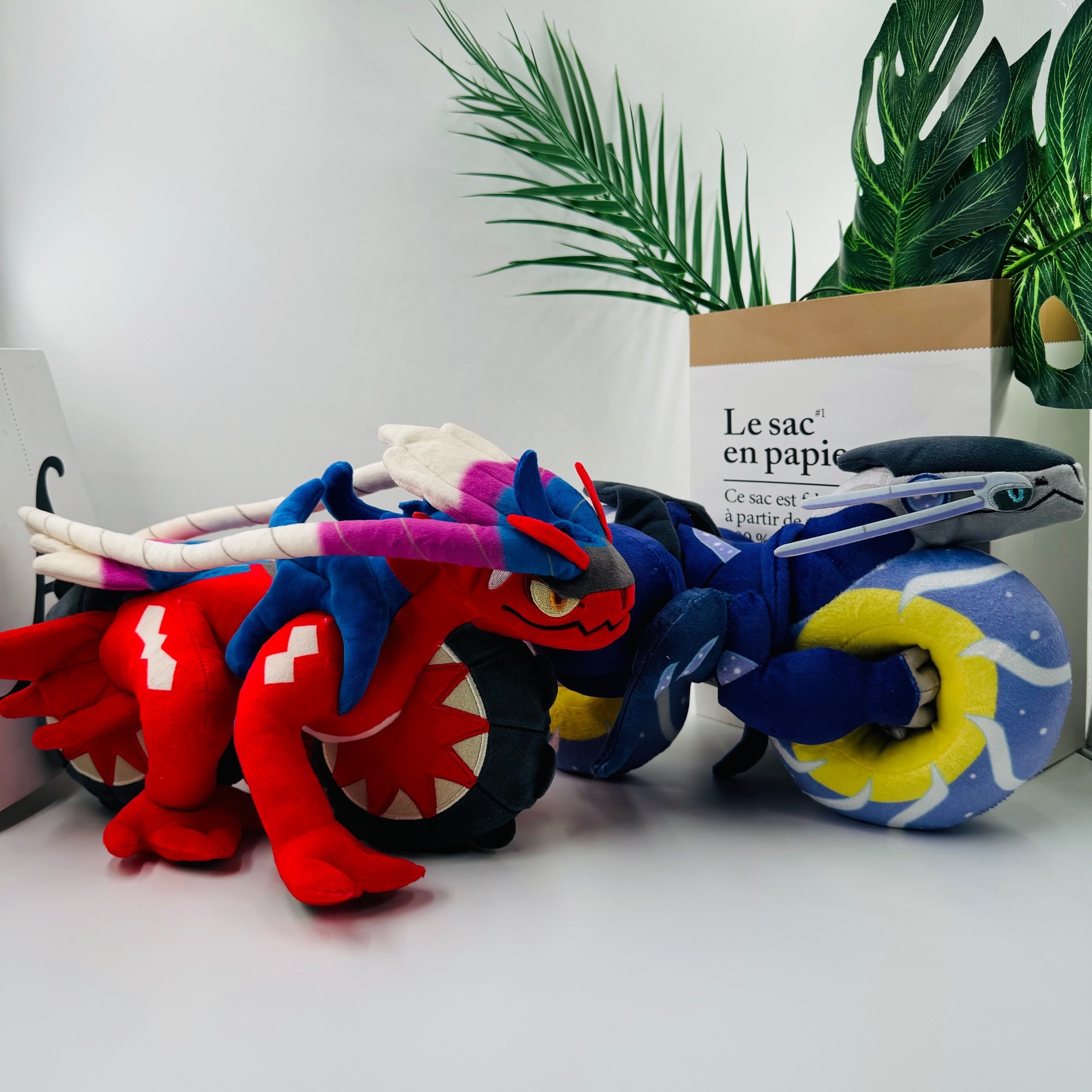 神獣ミルトン・オールドンバイクの形態koraidon&miraidon plushぬいぐるみ