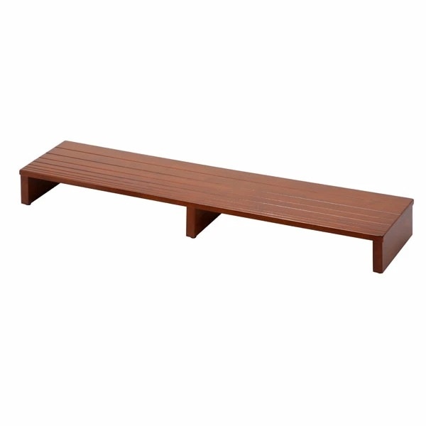 玄関踏み台 幅120cm 奥行30cm 木製 アジャスター付き 玄関台 玄関ステップ台 玄関床 ステップ 足台 靴収納 玄関収納 フクダクラフト SG-S1230KDB