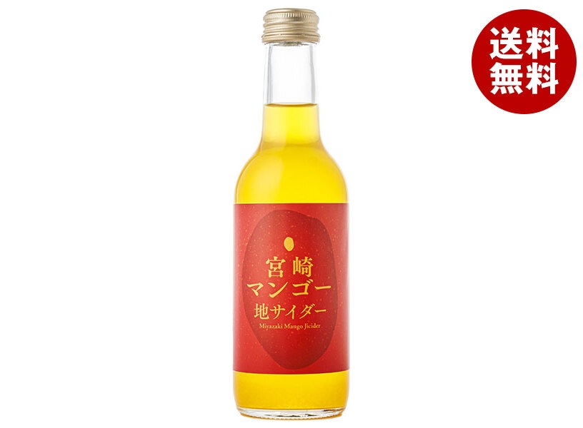 友桝飲料 宮崎マンゴーサイダー 245ml瓶＊24本入＊(2ケース)