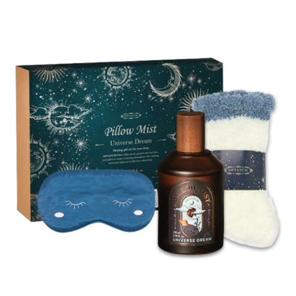 【Dream Edition】宇宙の星がいっぱいギフトボックス Good Dream ピローミスト3点セット (ピローミスト 100ml+スリープマスク +スリープソックス)