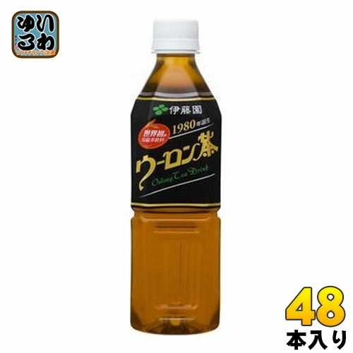 伊藤園 ウーロン茶 500ml ペットボトル 48本 (24本入×2 まとめ買い) 無糖茶 無香料 烏龍茶