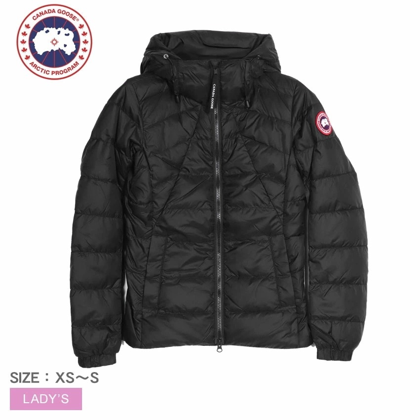 レディース ダウン アウター アボット フーディー 2220L 防寒 上着 長袖 アウトドア おしゃれ スタイリッシュ シンプル 冬服 ブラック 黒 ブランド