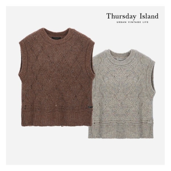 Thursday Island リアスリット ベスト(T228MVT239W)