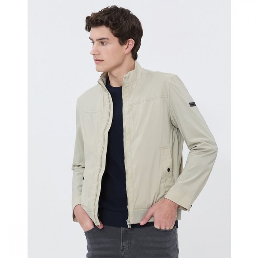 [24SS] [クラシックセラー] ナイロンブレンドスタンドカラージャンパーWHJU4A231I2