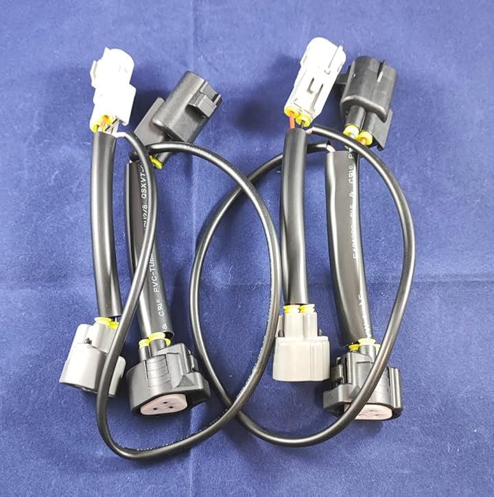 互換品 デリカ D5 専用 LED ポジションのデイライト化 配線キット カプラーオン 取り付け簡単 取り付け説明書付き