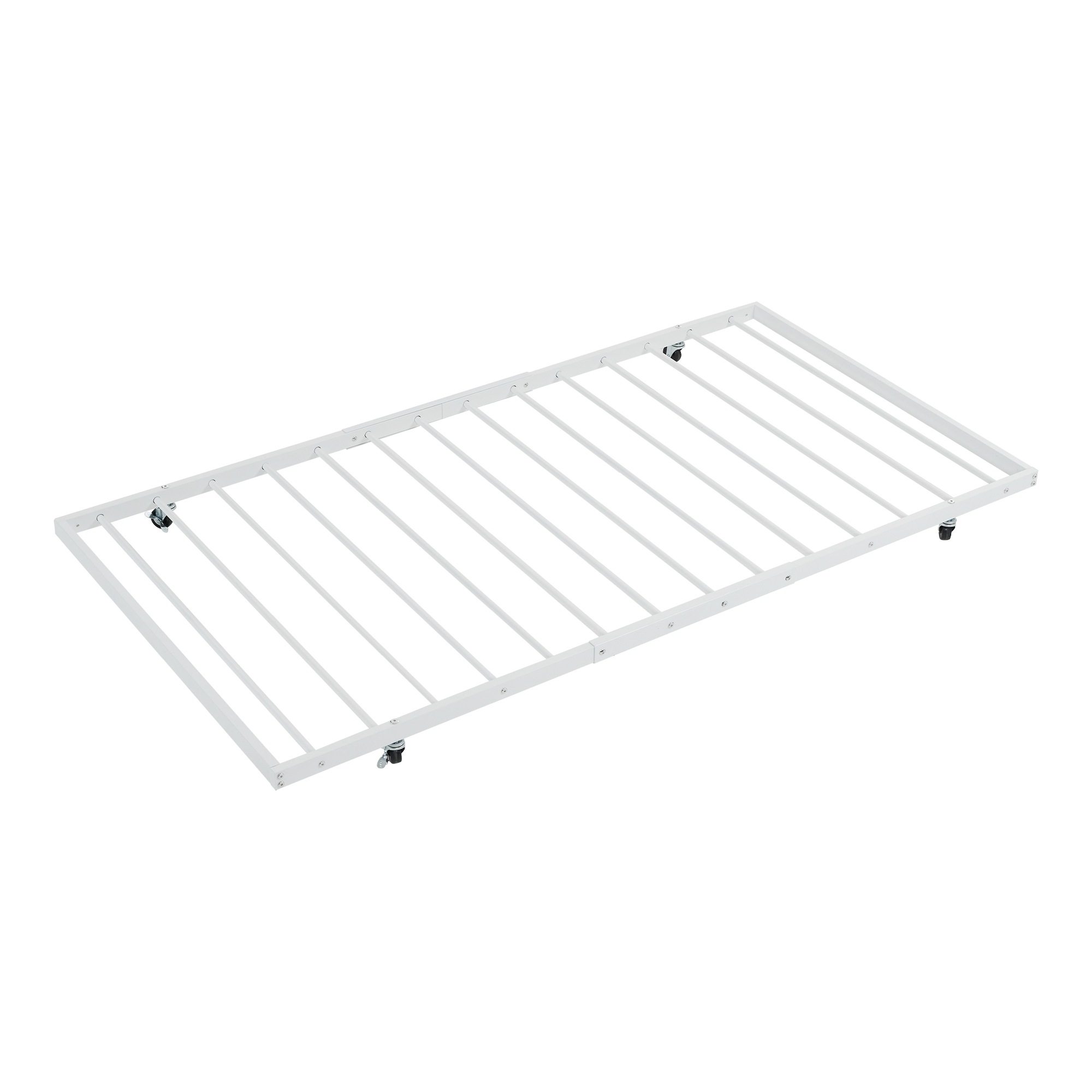 195*97cm　パイプベッド シングル 収納 北欧風 子供部屋 送料無料 スチール 耐震 ベッド SDG