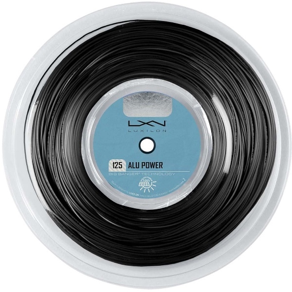 Wilson ウイルソン ALU POWER 125 200M REEL BLACK 125 テニス ガット WR83070011