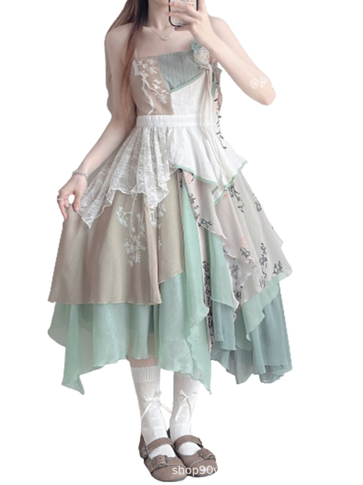 郁柳のプリンセススカートのワンピース ロリータワンピース