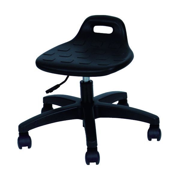 低作業用スツール 高さ調整 ブラック T-5044B メーカー直送