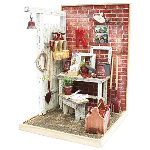 ビリーの手作りドールハウスキット 小島隆雄デザインミニチュアワークスキット ナチュラルガーデニングスタイル 組み立て工作模型 ミニチュア 手芸