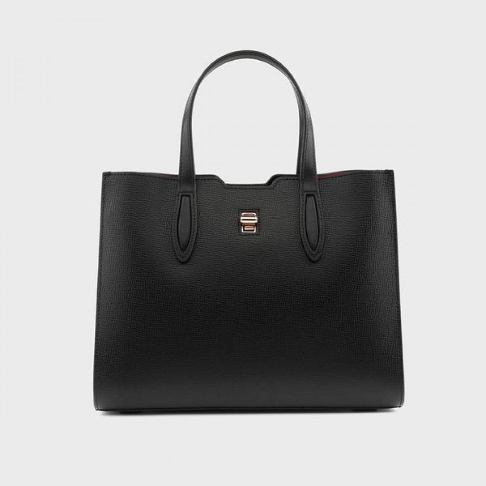 [モナサック] モナックリシェル牛革トートバッグブラック AL28-2812-BK