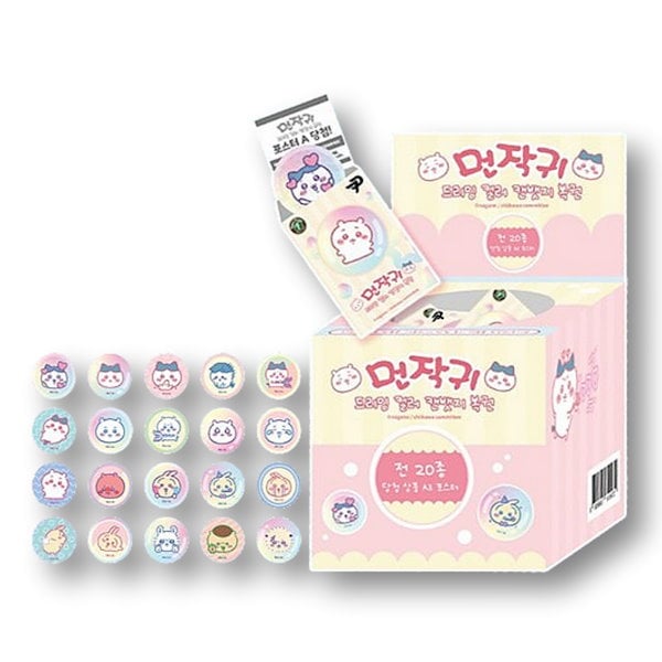 ちいかわ 缶バッジ 20個 パステルバッジ ホログラム